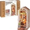 Robotime Mini namas 3D medinis konstruktorius Holiday Cafe