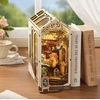 Robotime Mini namas 3D medinis konstruktorius Holiday Cafe