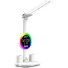 Stalinis LED šviestuvas su termometru, kalendoriumi, laikrodžiu ir RGB ekrano apšvietimu