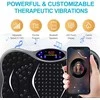 Vibracijos plokštė Vibro treniruoklis Platforma su vibro funkcija ir Bluetooth garsiakalbiu