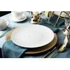 Lumarko Bella auksinis line dinner plate 26 cm cream porcelain