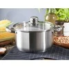 Fabio stainless steel casserole 20cm 3,6 L su dangčiu