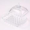 Karo glass butter dish 17x11 cm