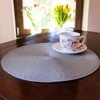 Table mat dia. 38 cm sidabrinis pilkas