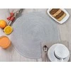 Table mat dia. 38 cm sidabrinis pilkas