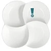Lumarko Regular dish 4-part 26,5cm cream porcelain