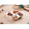 Lumarko Regular dish 4-part 26,5cm cream porcelain