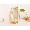 Lumarko Gold metal lattice candle holder 18x18x23 cm