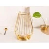 Lumarko Gold metal lattice candle holder 18x18x23 cm