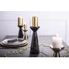 Lumarko Juodas conical candle holder 9x9x24,5 cm