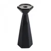 Lumarko Juodas conical candle holder 9x9x24,5 cm