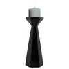 Lumarko Juodas conical candle holder 9x9x24,5 cm