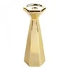 Lumarko Gold conical candle holder 9x9x24,5 cm