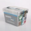 Orplast Antibakterinis 2 vnt. maisto indelių su sidabrino mikrodalelėmis, su dangteliu ir spaustukais rinkinys, 2 l