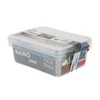 Orplast Antibakterinis 2 vnt. maisto indelių su sidabrino mikrodalelėmis, su dangteliu ir spaustukais rinkinys, 1,15 l