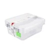 Orplast Antibakterinis 2 vnt. maisto indelių su sidabrino mikrodalelėmis, su dangteliu ir spaustukais rinkinys, 1,15 l