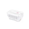 Orplast Antibacterial set of 3 pieces of food containers with micro-particles of sidabrinis, with lid and clips 350ml (3010)