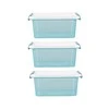 Orplast „Arcticline“ 3 kvadratinių maisto indelių rinkinys, 0,85 l, 15 x 15 x 6,5 cm