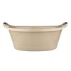 Oval bowl 40l beige