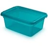 Orplast Ocean „Basestore“ indas su dangteliu ir spaustukais, 28x38x16 cm, 12,5 l, vandenyno spalvos