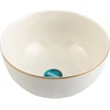 Bella auksinis line bowl 14 cm 630 ml cream porcelain