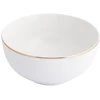 Bella auksinis line bowl 14 cm 630 ml cream porcelain
