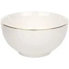 Bella auksinis line bowl 14 cm 630 ml cream porcelain