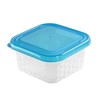 Square food container mėlynas box 11,5x11,5 cm 450 ml