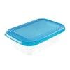 Branq Mėlyna Rectangular food container mėlynas box 15,7x22,5 cm 1,5 L