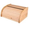 Lumarko Wooden bread box with shutter large 39X29X18cm light wood