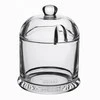 Glass sugar pot dia. 8,5 cm, h- 12 cm