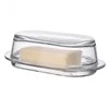Lumarko Glass butter dish with lid 21x10,5x7cm