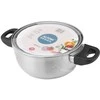 MTM Steel Emilio nerūdijančio plieno puodas, 1,9 l, 18 cm, su stikliniu dangčiu