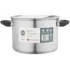 Emilio stainless steel casserole 24 cm su dangčiu 7L