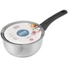 Emilio saucepan stainless steel, 1.2L, 16 cm, with glass lid