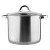Fabio stainless steel stock puodas 26 cm su dangčiu 10,5 L
