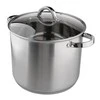Fabio stainless steel stock puodas 26 cm su dangčiu 10,5 L