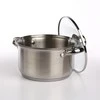 Fabio stainless steel casserole 18cm 2,6 L su dangčiu