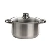 Fabio stainless steel casserole 20cm 3,6 L su dangčiu