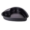 SNB Baking tin heart non-stick juodas