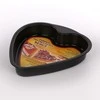 SNB Baking tin heart non-stick juodas