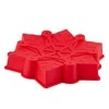 Snowflake shape silicone baking mold 27x27x4,5 cm