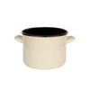 Emalia Silesia Rybnik Straight puodas 3,3l dia.18cm h.14cm cream/inside dark
