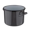 Altom Design POT 20 CM ENAMEL Pilkas SPECKLED