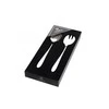Violino 2 pcs salad serveris polished flock