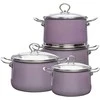 Izydor 8pcs cookware set heather