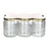 Set of 6 jars to-520 + caps fi 82, 6z
