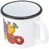 Mažas emaliuotas puodelis indukcinis dujinis indas Silesia 9 cm 0,45 l 3360