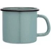 Enameled mug 0,45l dia.9cm h.9cm cream dec.1