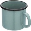 Enameled mug 0,45l dia.9cm h.9cm cream dec.1